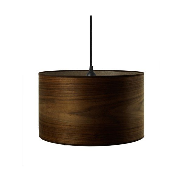 Griestu lampa no dabīgā valriekstu finiera Sotto Luce TSURI, Ø 40 cm-image-1