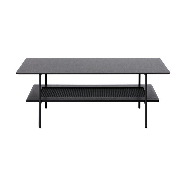 Melns žurnālgaldiņš 55x110 cm Pensacola – Unique Furniture-image-1