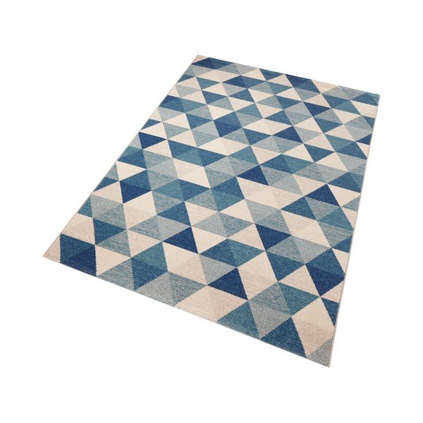 Zils paklājs Mint paklāji Diamond Triangle, 80 x 150 cm-image-3