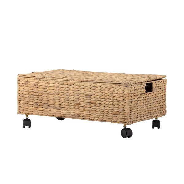 Dabīga toņa uzglabāšanas kaste bērniem no ūdens hiacintes 63x40x26 cm Nelas – Bloomingville Mini-image-4