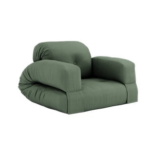 Izlaižams matrača krēsls Karup Design Hippo Olive Green