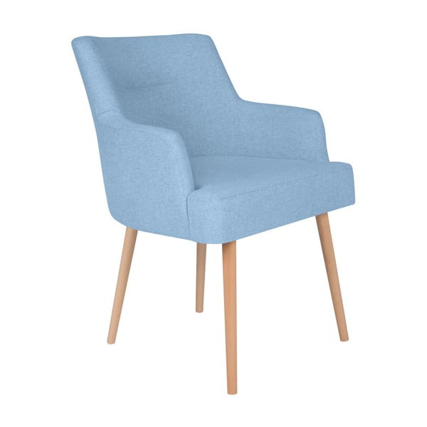 Gaiši zils krēsls Kosmopolītisks dizains Retro