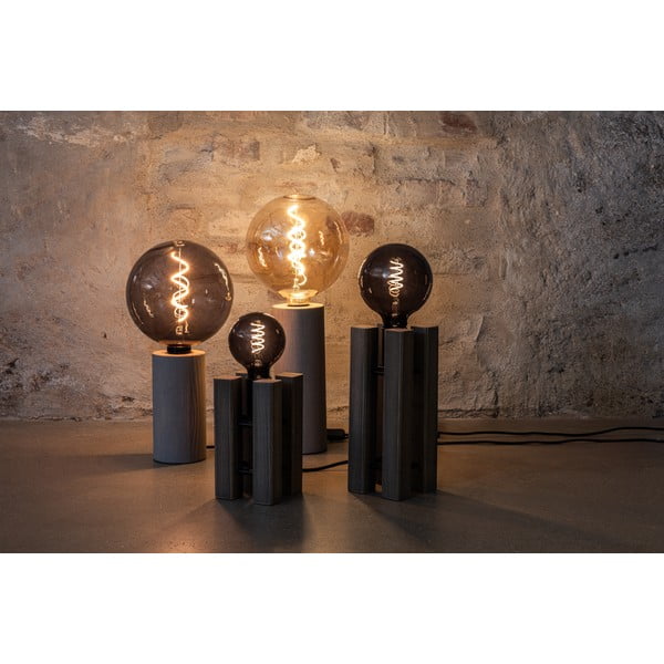 Pelēka galda lampa (augstums 28 cm) Legna – Markslöjd-image-3