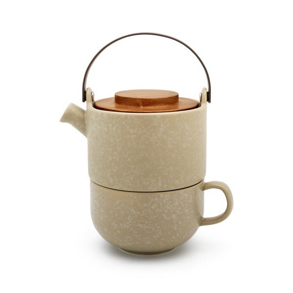 Bēšs māla tējas piederumu komplekts Umea – Bredemeijer