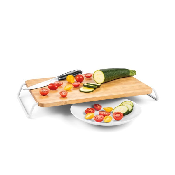 Bambusa griešanas dēlis pasniegšanai/griešanai 22x36 cm Online – Tescoma-image-4