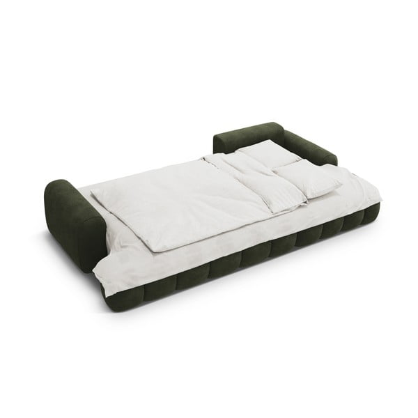 Zaļš samta salokāms/ar uzglabāšanas vietu stūra dīvāns (ar labo stūri/ar zvilni) Linz – Cosmopolitan Design-image-4