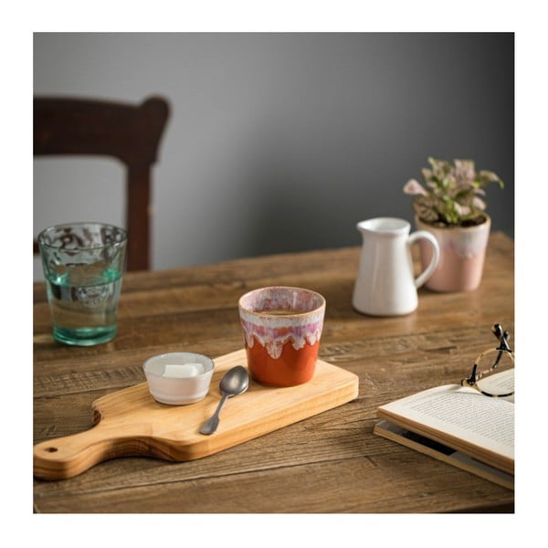 Balti oranža keramikas espreso krūze Costa Nova, 200 ml-image-1