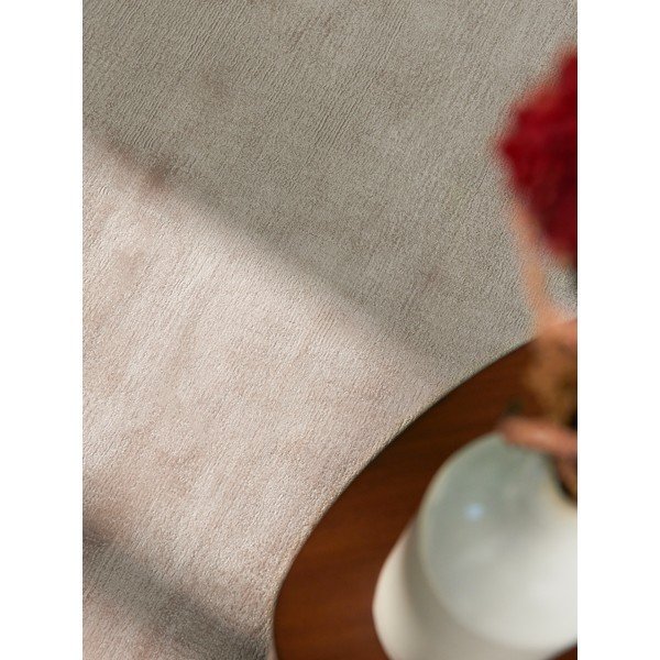 Bēšs ar rokām darināts viskozes paklājs 80x150 cm Noemi – Vikosa-image-4