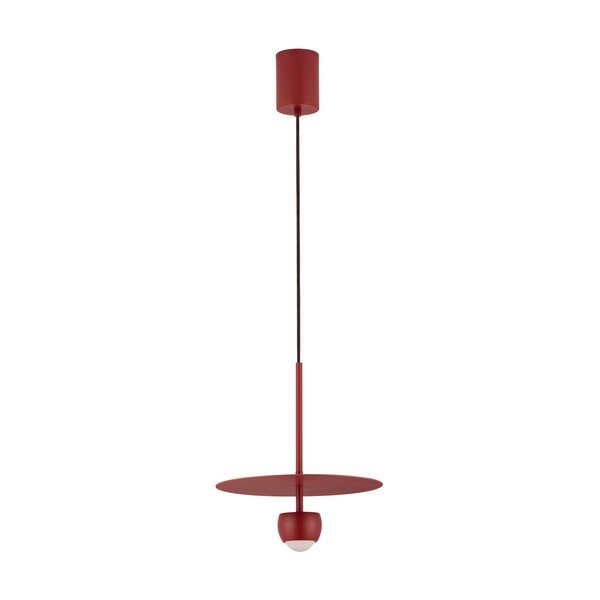 Sarkana alumīnija LED piekaramā lampa ø 30 cm Edem – Nova Luce