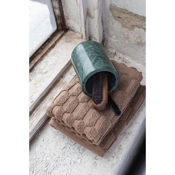 Tumši zaļš marmora trauks zobu birstei Marble – Mette Ditmer Denmark-image-3