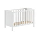 Balta priedes masīvkoka bērnu gultiņa 60x120 cm Amori – Vipack