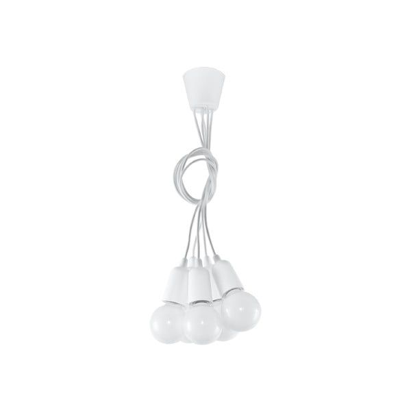 Balta piekaramā lampa ø 25 cm Rene – Nice Lamps