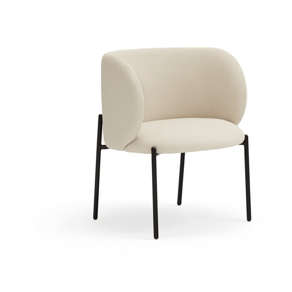 Balts mākslīgās ādas krēsls Mogi – Teulat