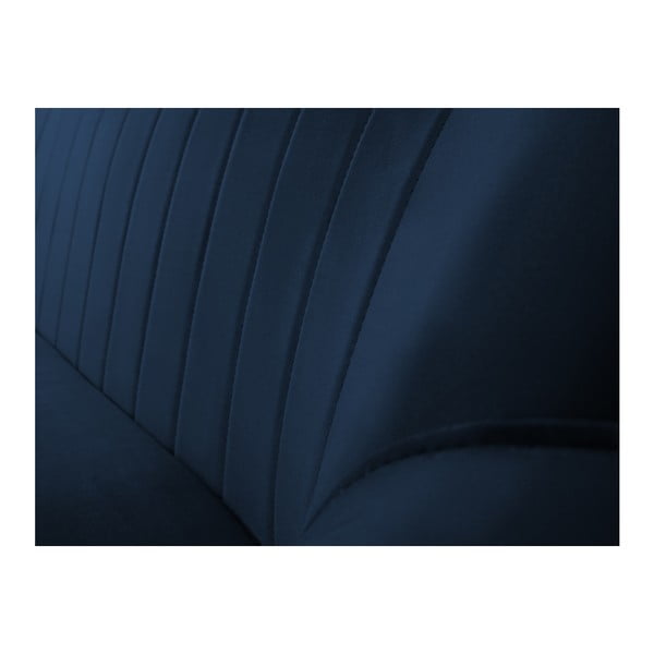 Tumši zils trīsvietīgs dīvāns Mazzini Sofas Benito-image-1