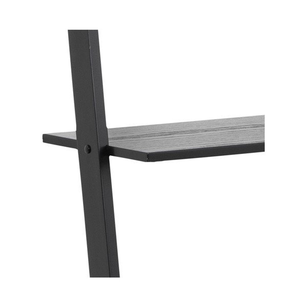 Melns sienas grāmatu plaukts Actona Writex, augstums 183 cm-image-4