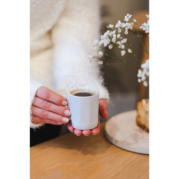 Baltas māla espreso krūzes (2 gab.) 80 ml Fuori – Vialli Design-image-3