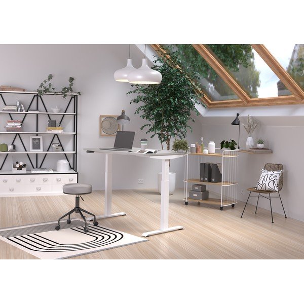 Darba galds ar elektriski regulējamu augstumu 80x120 cm Jet – Germania-image-1