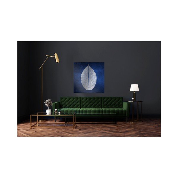 Attēls Styler Canvas Silver Uno White Leaf, 60 x 60 cm-image-1