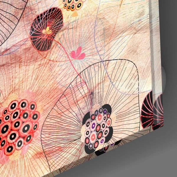 Stikla glezna Insigne Alternative Flowers, 40 x 40 cm-image-2