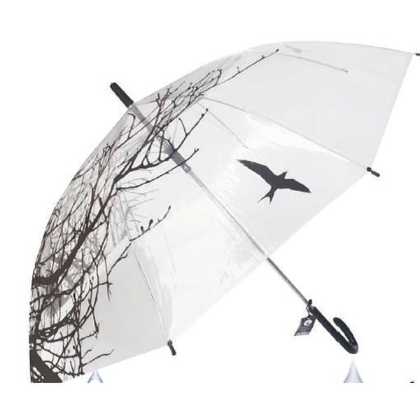 Caurspīdīgs dabas lietussargs, ⌀ 105 cm