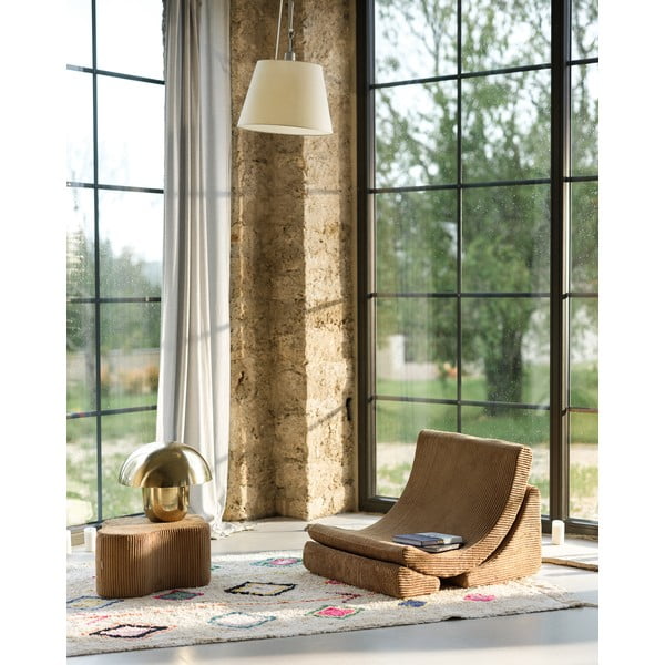 Brūns velveta bērnu pufs Cloud – Wigiwama-image-3