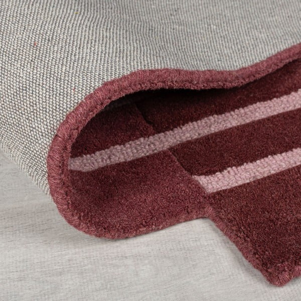 Bordo ar rokām darināts vilnas paklājs 200x290 cm Split Ombre Shaped – Flair Rugs-image-2