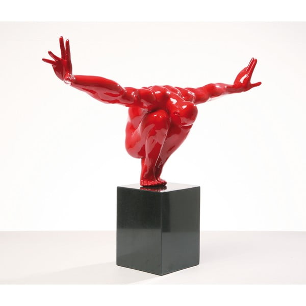 Sarkana dekoratīva statuete Kare Design Athlete, 75 x 52 cm-image-1