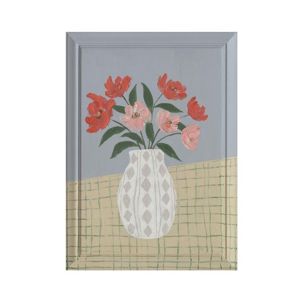 Ar rokām apgleznota glezna ar rāmi/uz audekla 50x70 cm Village – Bizzotto