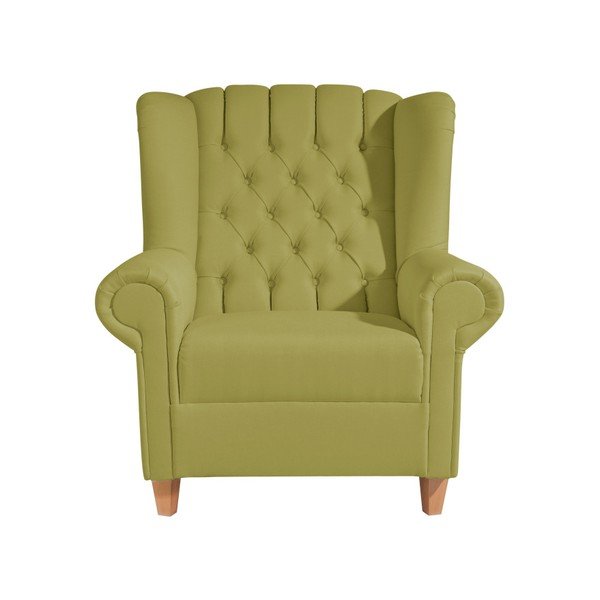Max Winzer Vary Leather zaļš ādas imitācijas krēsls-image-1