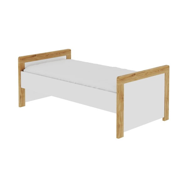 Balta regulējama bērnu gultiņa Pinio Oakie, 70 x 140 cm-image-3