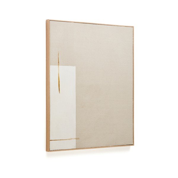 Ar rokām apgleznota glezna ar rāmi/uz audekla 80x100 cm Salin – Kave Home-image-2