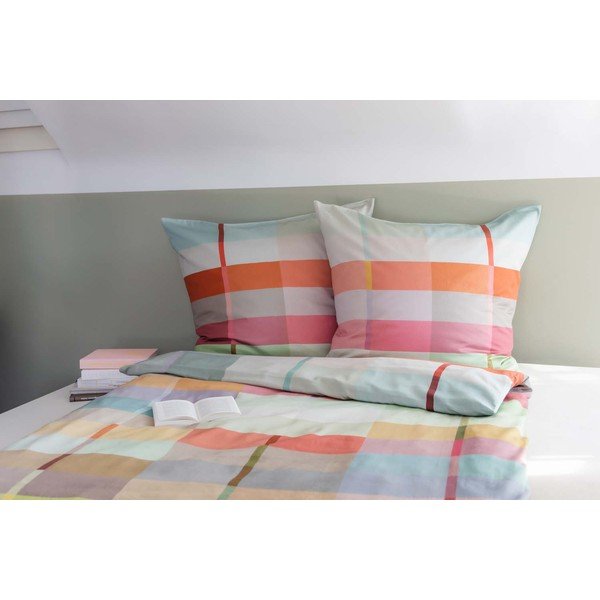 Vienvietīga gultas veļa no kokvilnas satīna 135x200 cm Ravenna – Remember-image-1