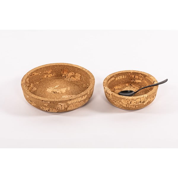 Dabīga toņa korķa bļodiņa 112,5 ml Querco – ZicZac-image-2