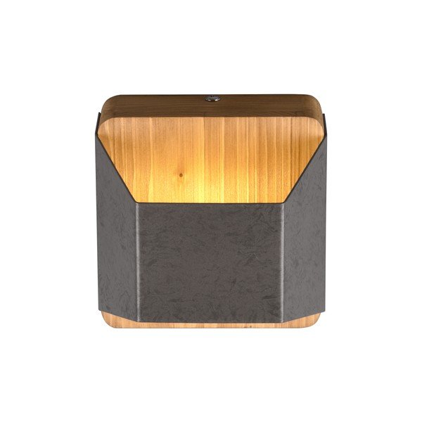 Pelēka LED sienas lampa ar regulējamu spilgtumu Arino – Trio-image-4