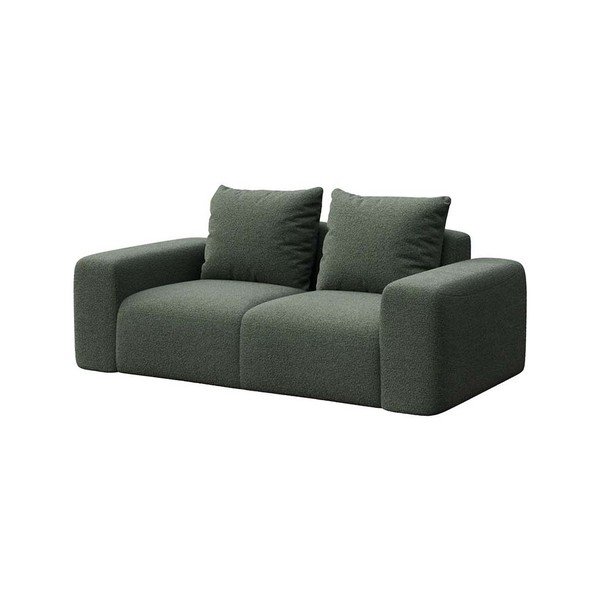 Zaļš dīvāns no buklē auduma 212 cm Monce – Rodier-image-2