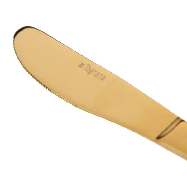 Zelta krāsas nerūsējošā tērauda galda piederumi (24 gab.) – Ixia-image-3