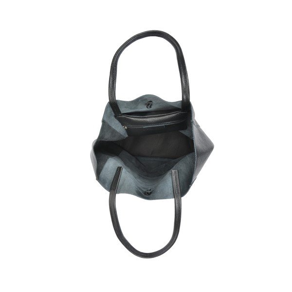 Melna sieviešu ādas somiņa Sofia Cardoni Shopper-image-4
