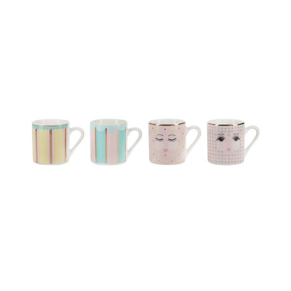 4 porcelāna krūzes Miss Étoile