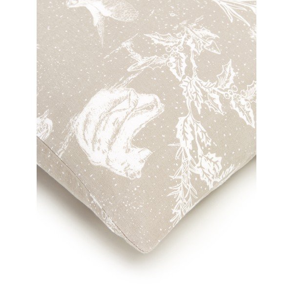 Bēša flaneļa vienguļamā gultas veļa Westwing Collection Animal Toile, 135 x 200 cm-image-4