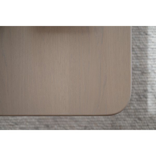 Gaiša dabīga toņa žurnālgaldiņš ar ozolkoka imitācijas galda virsmu 50x103 cm Driscoll – Rowico-image-4