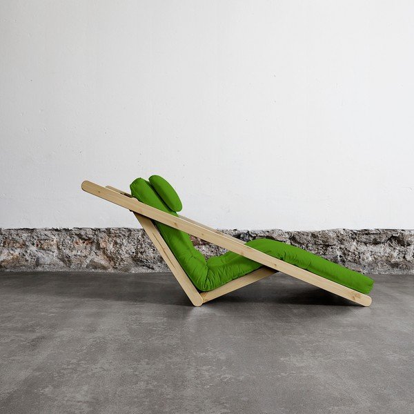 Karup Figo atpūtas krēsls, Raw/Lime, 70 cm-image-1