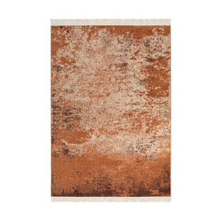 Oranžs paklājs ar pārstrādātu kokvilnu sastāvā Nouristan, 120 x 170 cm