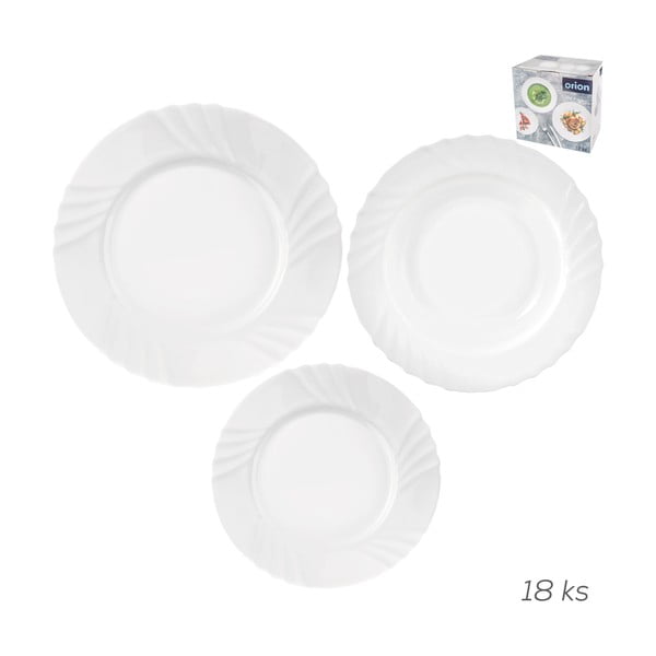 Stikla pusdienu komplekts (18 gab.) Luna – Orion-image-3