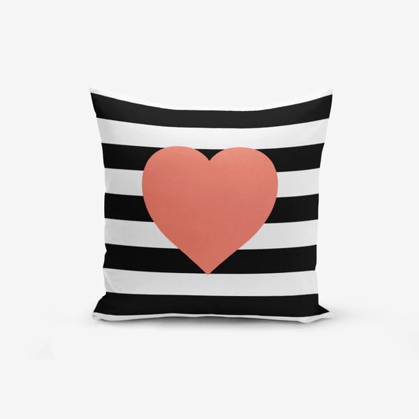 Spilvendrāna Minimalist Cushion Covers Striped Pomegrate, 45 x 45 cm