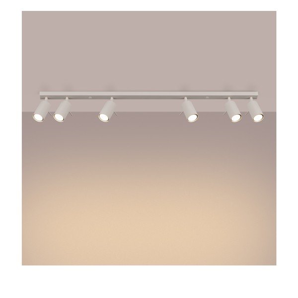 Krēmkrāsas prožektora tipa lampa 6x117 cm Etna – Sollux-image-3