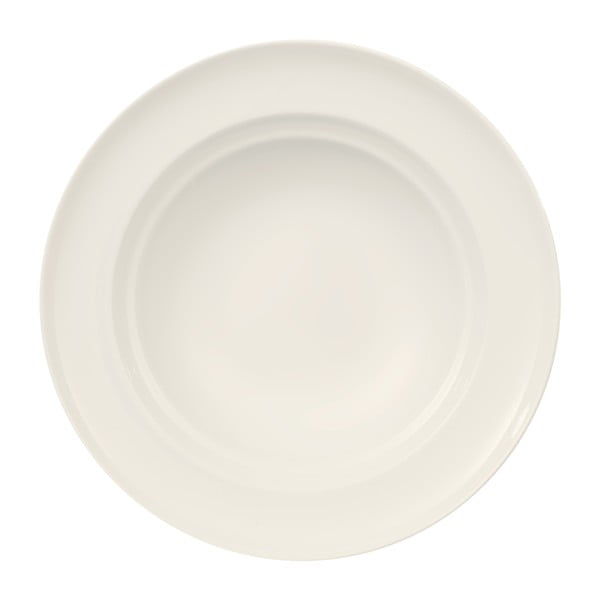 Balts porcelāna dziļais šķīvis Like, Villeroy & Boch Group, 23 cm