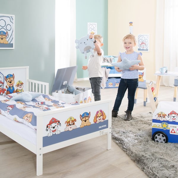 Kokvilnas bērnu gultas veļa 100x135 cm Paw Patrol – Roba-image-2