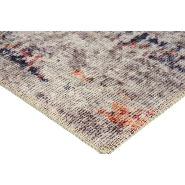 Balts/bēšs mazgājams paklājs 150x80 cm – Vitaus-image-2