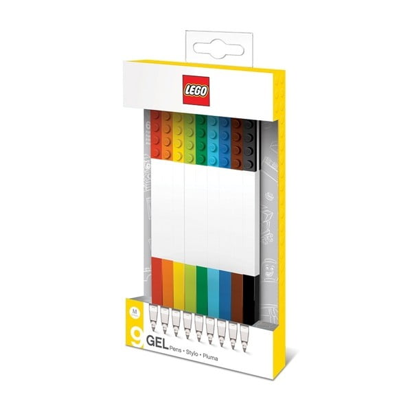 9 LEGO® Mix gēla pildspalvu komplekts