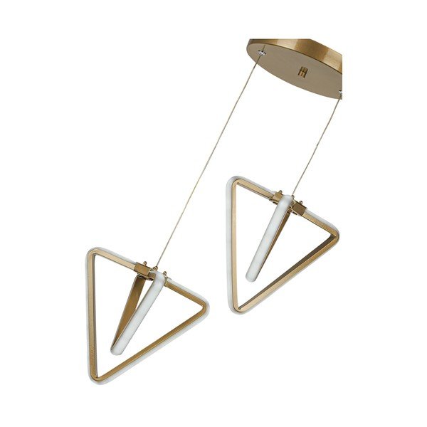 Bronzas krāsas metāla LED piekaramā lampa ø 20 cm Baris – Squid Lighting-image-3